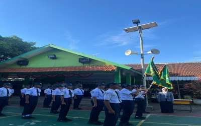 Serah Terima Jabatan dan Pelantikan Pengurus OSIM MTsN Kota Probolinggo  Digelar Penuh Khidmat